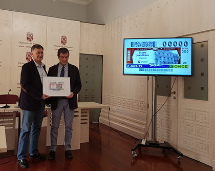 Presentacion del cupon dedicado al Teatro Juan Bravo de Segovia 