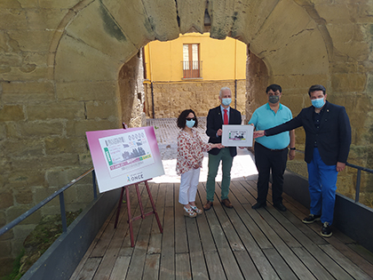 Presentación del cupón dedicado al V Centenario del Sitio de Logroño