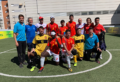 Equipo de España EN EL IV Campeonato Internacional de Fútbol Ciegos