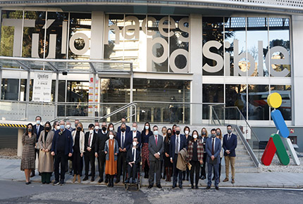 Visita de la delegación de eurodiputados a Torre ILUNION