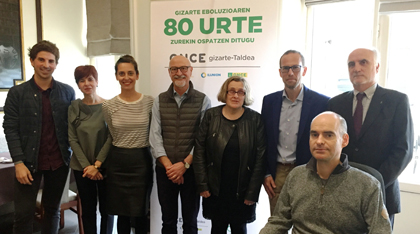 Foto de familia del jurado de los Solidarios Euskadi 2018