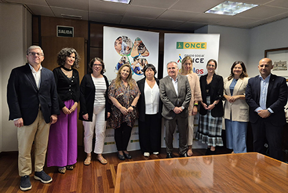 Foto del jurado de los Premios Solidarios Grupo Social ONCE Comunidad de Madrid 2025