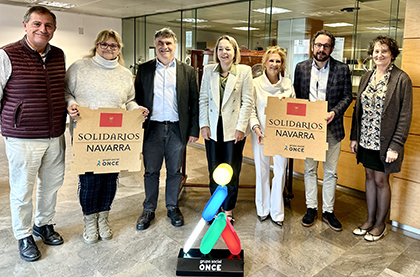 Miembros del jurado de  los Premios Solidarios Grupo Social ONCE Navarra 2024