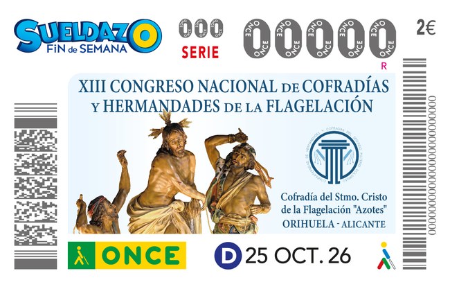 Cupón Encuentro Cofradías de la Flagelación Cupón Encuentro Cofradías de la Flagelación