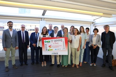 Foto de familia de la presentación del cupòn dedicado al Día Europeo de Fundaciones y Donantes Foto de familia de la presentación del cupòn dedicado al Día Europeo de Fundaciones y Donantes