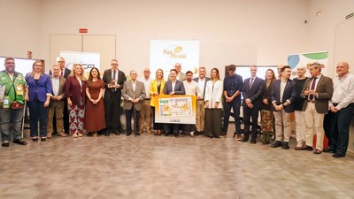 Foto de familia de la presentación del cupón dedicado al Pan de Alcalá de Guadaíra Foto de familia de la presentación del cupón dedicado al Pan de Alcalá de Guadaíra