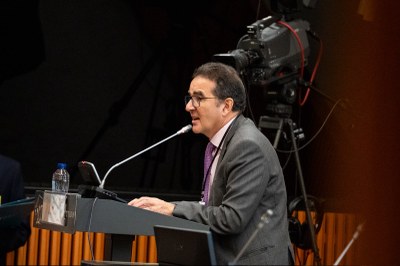 Andrés Ramos, vicepresidente de la Fundación ONCE Baja Visión, en la jornada 'Mirando al Futuro: Decálogo para la Salud Visual Infantil en España' Andrés Ramos, vicepresidente de la Fundación ONCE Baja Visión, en la jornada 'Mirando al Futuro: Decálogo para la Salud Visual Infantil en España'