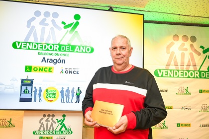 José Antonio Márquez, mejor vendedor ONCE Aragón 2024