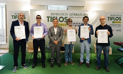 Premiados en los XXXV Premios Tiflos de Literatura