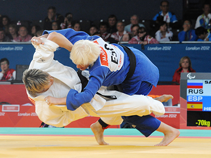 La judoca Carmen Herrera en una imagen de archivo