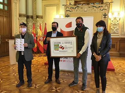 Presentación del cupón dedicado a la Semana Internacional de Cine de Valladolid, SEMINCI