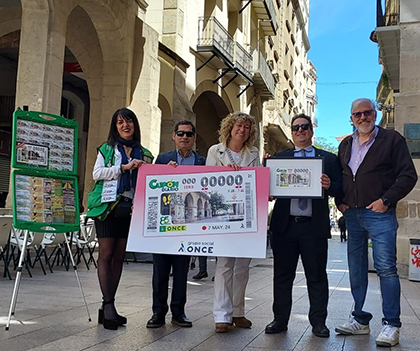 Presentación del cupón dedicado a la Carrer Major de Lleida