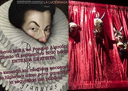 Cartel de la actuación de La Luciérnaga en MIRA Teatro