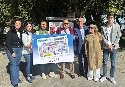 Presentación del cupón dedicado a la Danza de las Espadas, de Marín