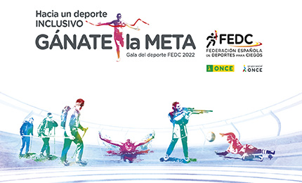 Imagen con el lema de la Gala de la FEDC