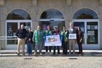 Presentación del cupón de la ONCE dedicado a la Festa del Marisco de O Grove