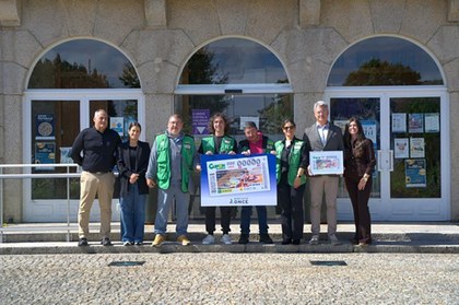 Presentación del cupón de la ONCE dedicado a la Festa del Marisco de O Grove