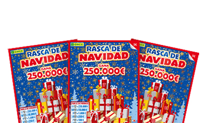 Boletos del Rasca de Navidad de la ONCE 2020