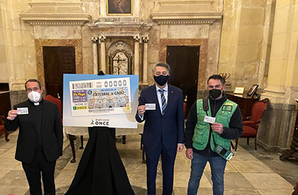 Presentación del cupón dedicado al 300 aniversario de la Catedral de Cádiz