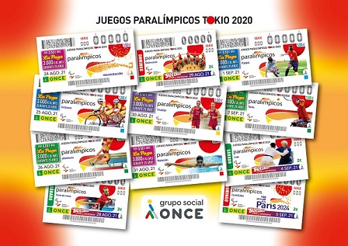 La ONCE dedica 60,5 millones de cupones para difundir los Juegos Paralímpicos