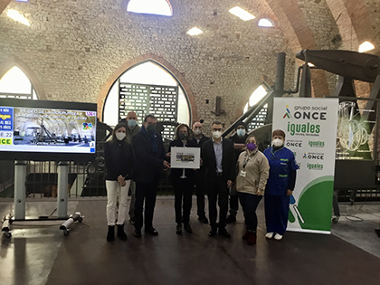 Presentación el cupón dedicado al Museo de la Siderurgia y la Mineria de Castilla y León