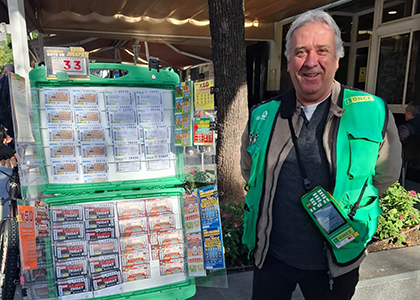 Francisco Jiménez, vendedor ONCE Estepona