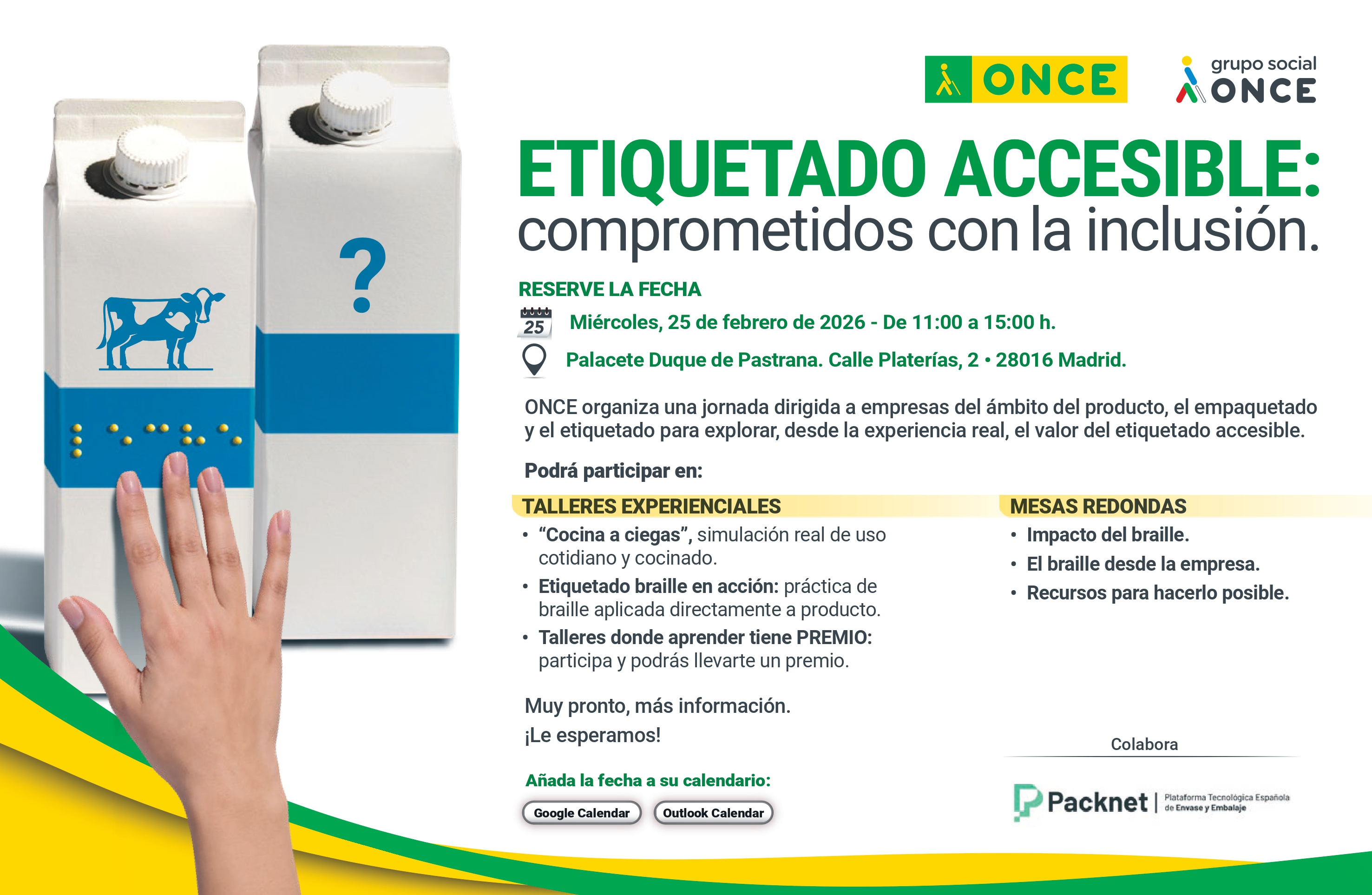 Invitación "Etiquetado Accesible: comprometidos con la inclusión"