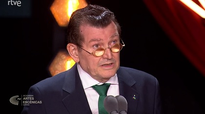 Intervención de Ángel Sánchez en los Premios Talía 2024