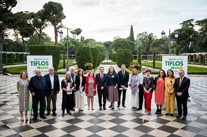 Jurado y premiados de los Premios Tiflos 2023