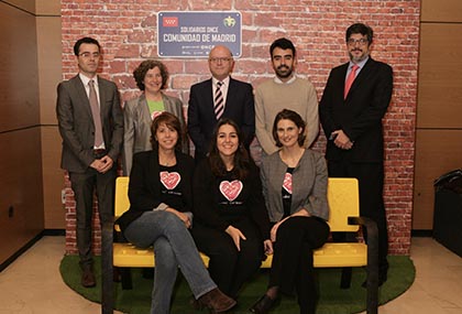 Foto de familia de todos los premiados en los Solidarios Madrid 2019