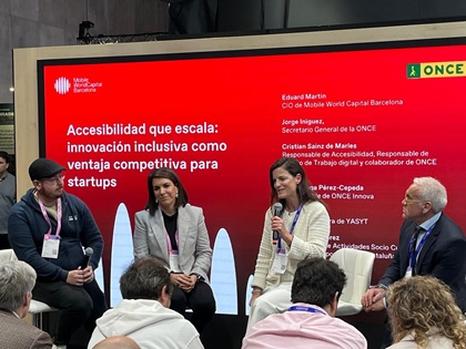 Participación de la ONCE en el MWC 2026