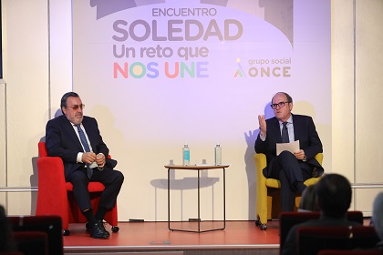 Miguel Carballeda y Ángel Gabilondo en la inauguración del Encuentro