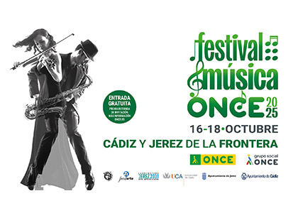 Cartel del Festival de Música ONCE Cádiz
