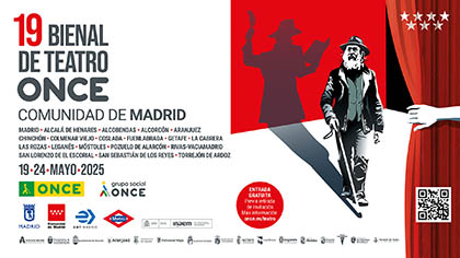 Cartel de la 19 Bienal de Teatro ONCE