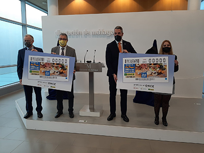 Presentación del cupón dedicado a Sabor a Málaga 2