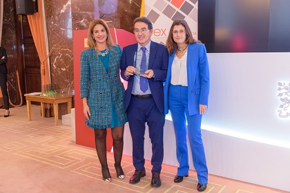 Andrés Ramos y Virginia Castellano recogen el premio