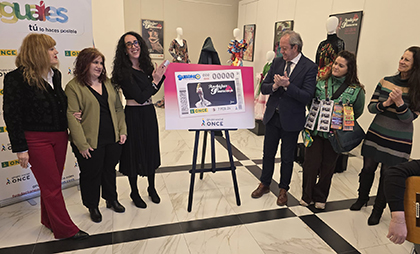 Presentación del cupón dedicado a Andújar flamenca
