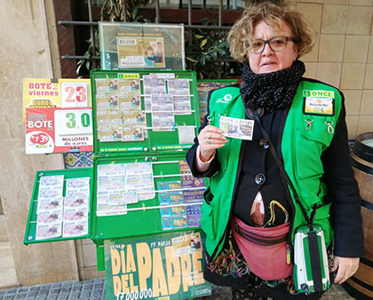 María del Mar García, vendedora que ha repartido más de un millón de euros en Cádiz