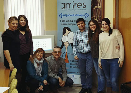 Equipo de AMIRES que participa en la investigación