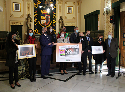 Presentación del cupón dedicado a la Procesión de los Penitentes de Jumilla