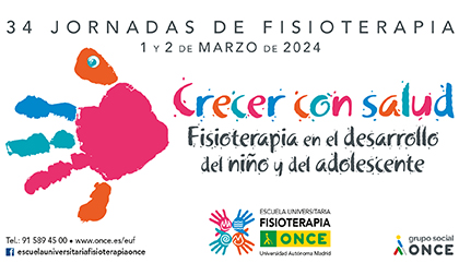 Cartel 34 Jornadas Escuela Universitaria de Fisioterapia de la ONCE