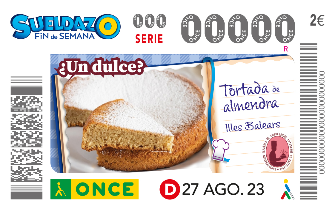 Cupón dedicado  a la Tortada de Almendra