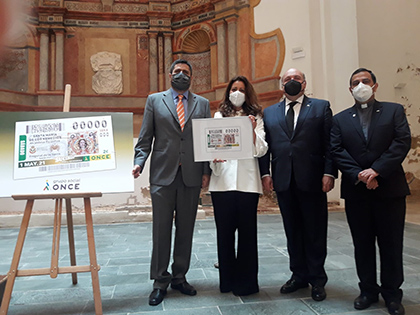 Presentación del cupón dedicado a la Virgen de los Remedios, Alcaldesa Perpetua de Fregenal de la Sierra