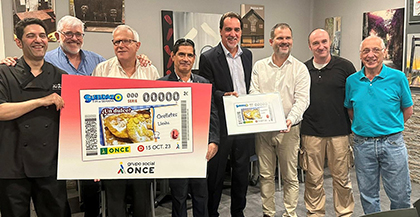 Presentación del cupón dedicado a las Orelletes de Lleida