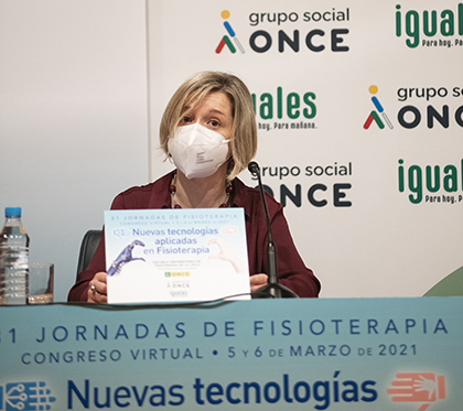 Ana Varas, en la inauguración de las 31 Jornadas de Fisioterapia