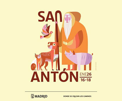 Cartel de las Fiestas de San Antón 2026