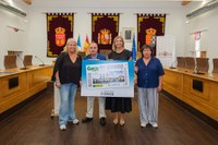 Foto de familia de la presentación del cupón dedicado a las Fiestas Patronales de Brunete