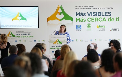 Imelda Fernández, en el Día Internacional sobre la Sordoceguera