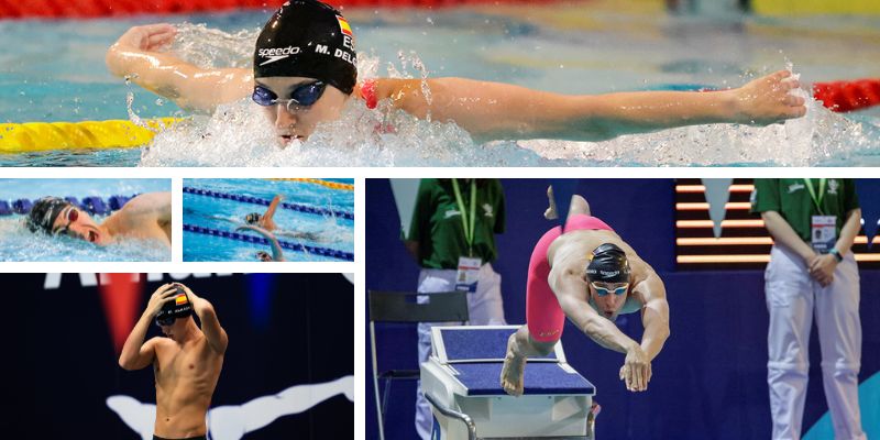 Nadadores de la Federación Española de Deportes para Ciegos