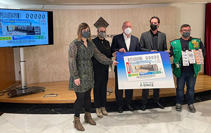 Presentación del cupón dedicado al gentilicio de Reus